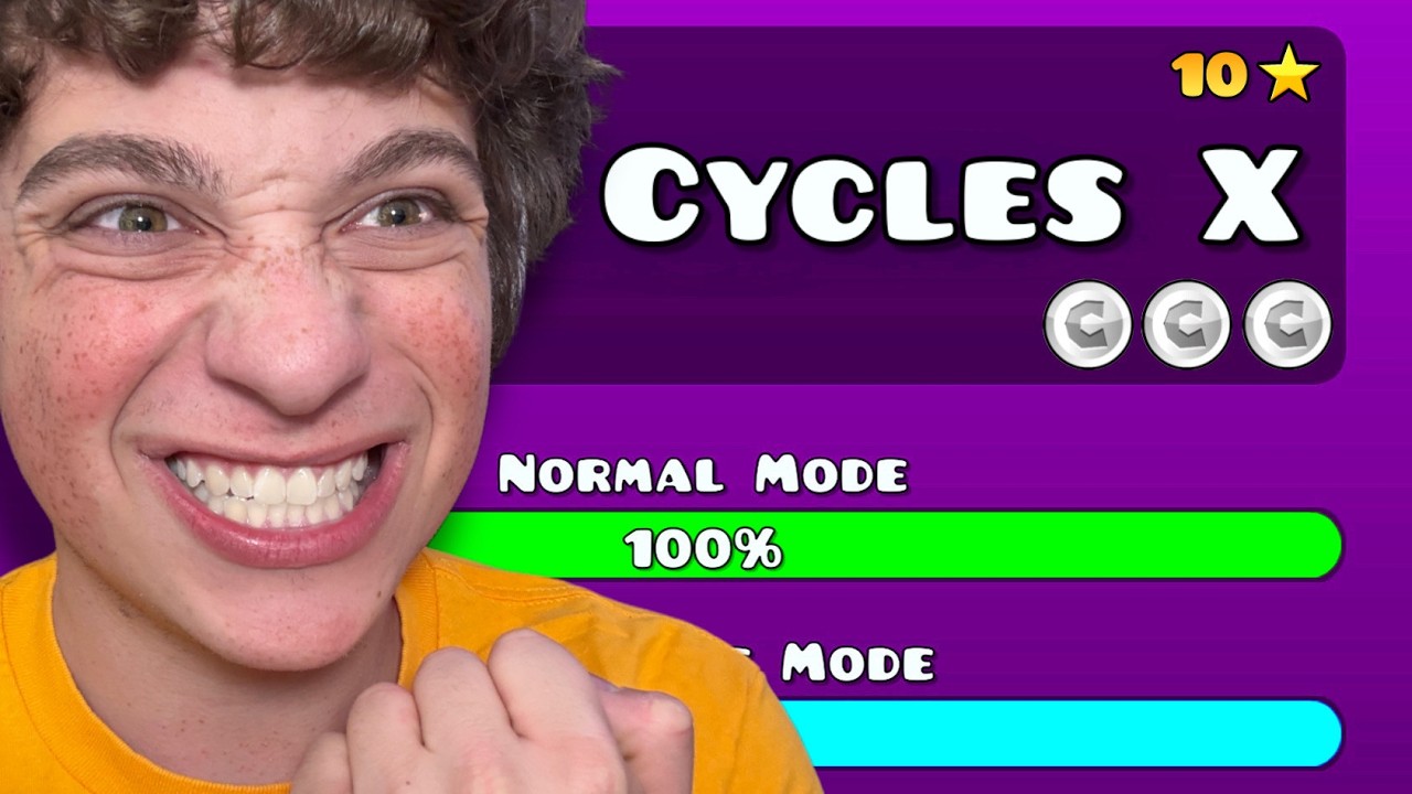 🔴VERIFYING CYCLES X!🔴61%, 33-100%🔴DAY 32🔴GEOMETRY DASHING