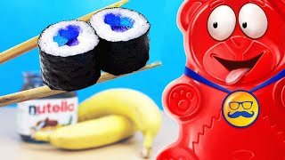 ЖЕЛЕЙНЫЙ МЕДВЕДЬ ВАЛЕРА И СУШИ ИЗ НУТЕЛЛЫ