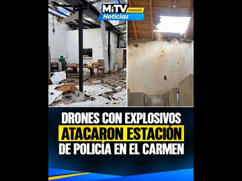 Una fuerte incursión armada sacudió al municipio de El Carmen, en Norte de Santander. Drones con exp