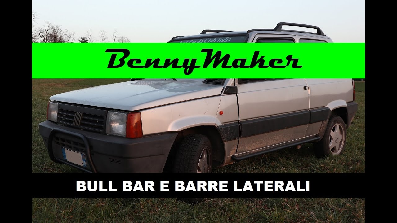 MONTAGGIO BULL BAR E PEDANE SU FIAT PANDA
