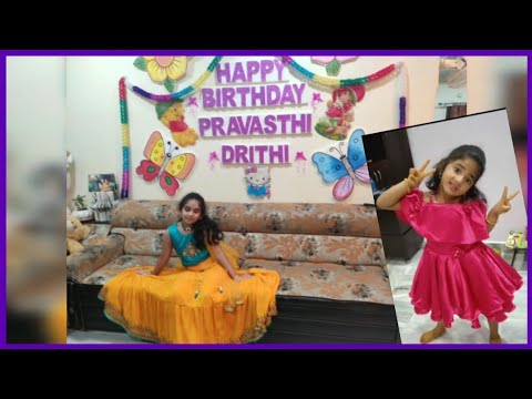 Pravasthi & Drithi Bday 2020 Highlights