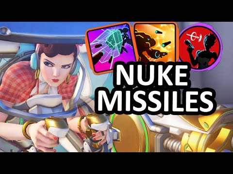 Dva's UNLIMITED Missiles Build in Overwatch Stadium