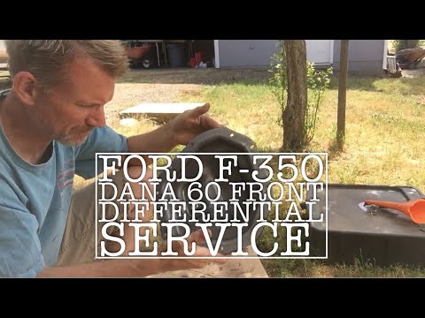 Ford F-350 Dana 60 Front Differential Service Oil Change