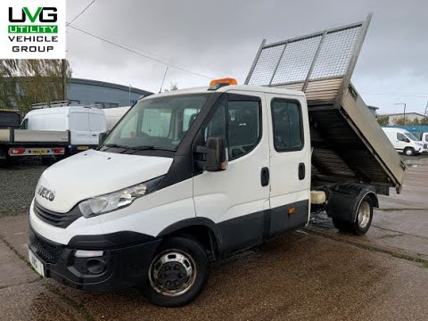 2017 67 Reg Iveco Daily 3.0D HPI 15V 35C 3450 Double Cab Tipper MWB DRW Euro 6 - Walk Around