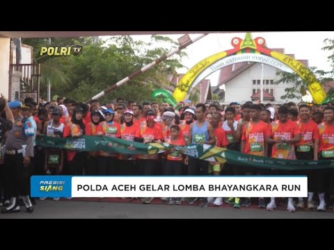 KAPOLDA ACEH LEPAS PESERTA LOMBA BHAYANGKARA RUN 2024