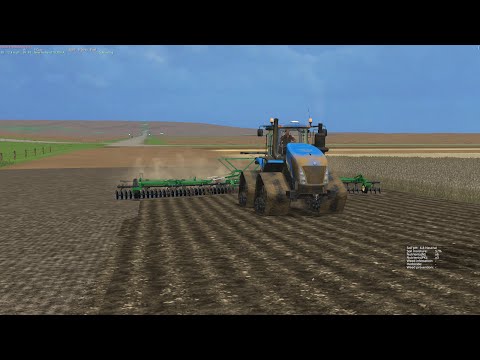 FS 15:Disking in withered wheat