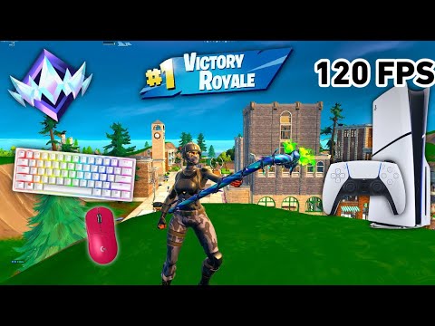 Fortnite Unreal Ranked Reload On PS5 Slim | Keyboard & Mouse Gameplay | 120 FPS | 4K