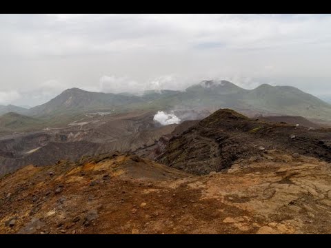 新阿蘇紀行（86.阿蘇高岳・中岳登山ルート【すずめ岩迂回ルート】）
