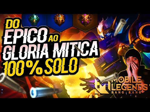 🔴SUBINDO DE ELO 100% SOLO - MOBILE LEGENDS