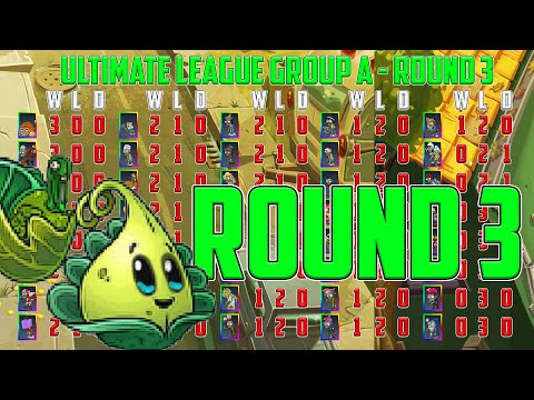 Ultimate League Group A Round 3 - Plants vs Zombies 2 MOD - UNDEFEATED ZOMBIES?!?