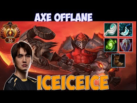 Iceiceice - Axe Offlane Gameplay  | Top Rank Pro Gameplay - Dota 2