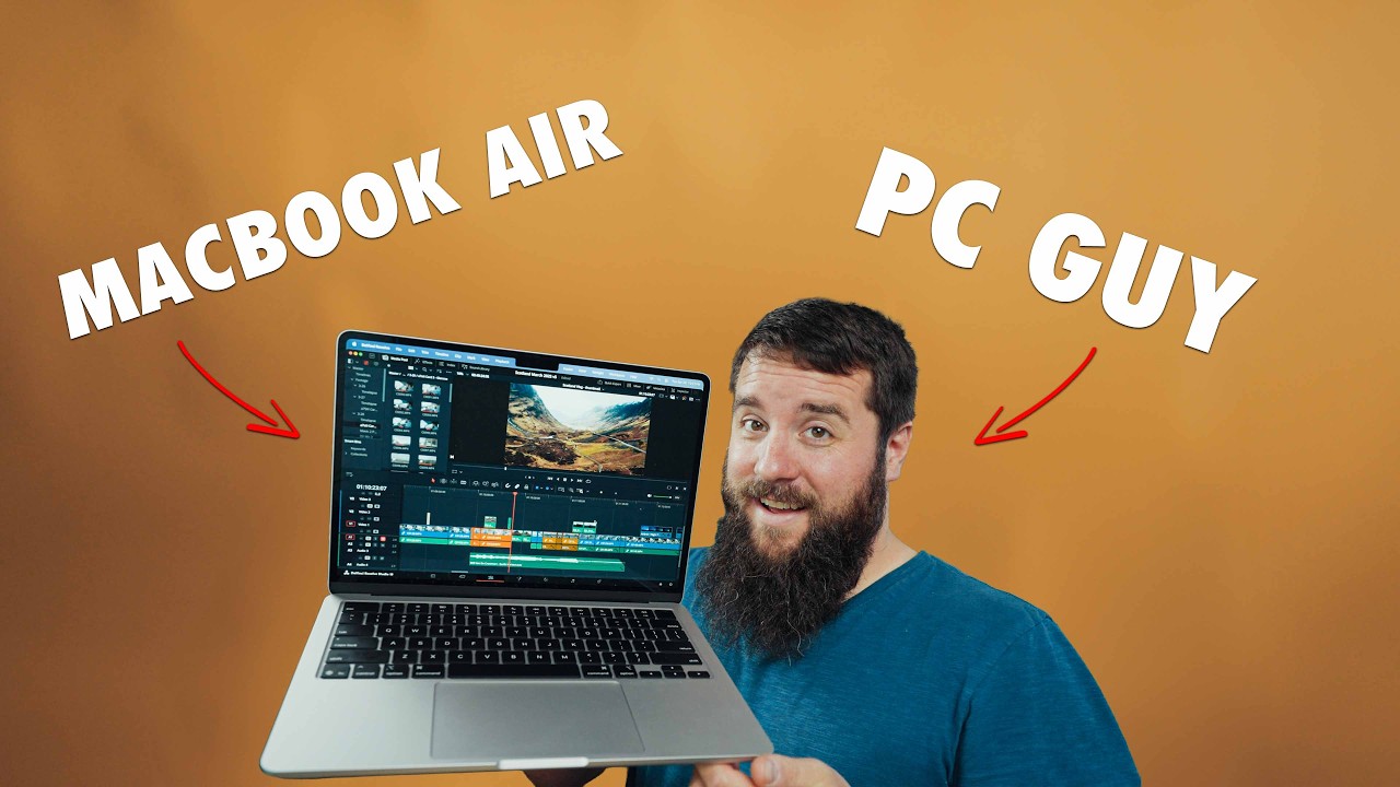 Lifetime PC Guy Reviews Macbook Air For Video Editing!