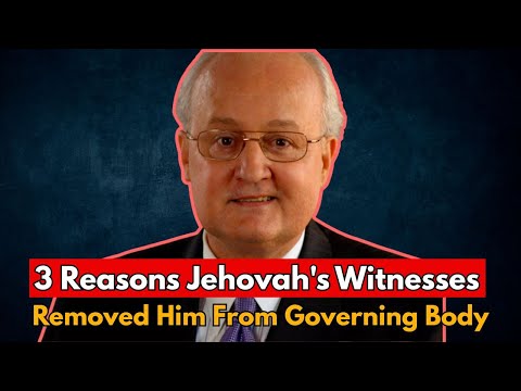 EXPOSED: Why Jehovah's Witnesses Removed Anthony Morris  From Governing Body.