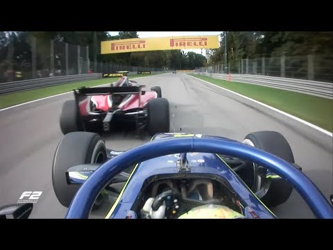 George Russell and Lando Norris Duel at Monza | Formula 2 Italy 2018