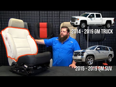 Chevrolet | GMC (2014 - 2019) Top Seat Cover Replacement - Part 2 - (Top Cover Install)