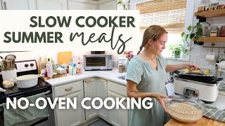 Slow Cooker Meals to Beat the Summer Heat | No-Oven Meals!