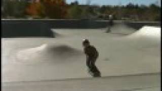 preview picture of video '11 year old skating Greenwood Village skateboard park  2007'