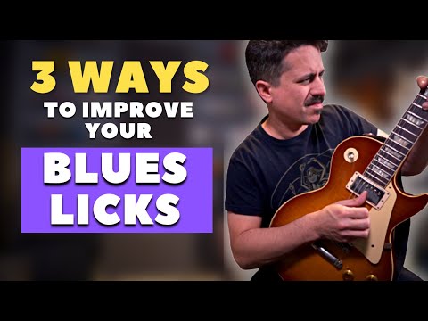Let me show you 3 Ways To Use Blues Licks!