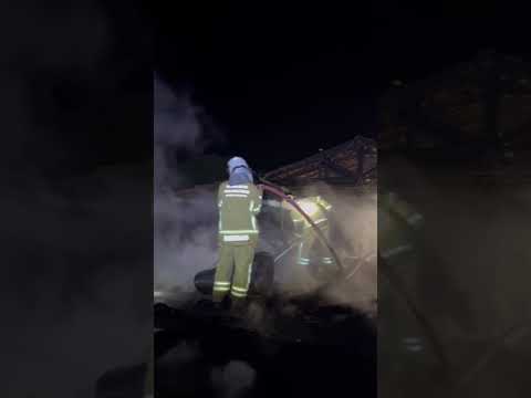 Incêndio destrói galpão em Treze de Maio