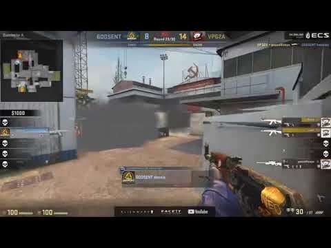 Pashabiceps with insane AWP shots against godsent (CSGO)
