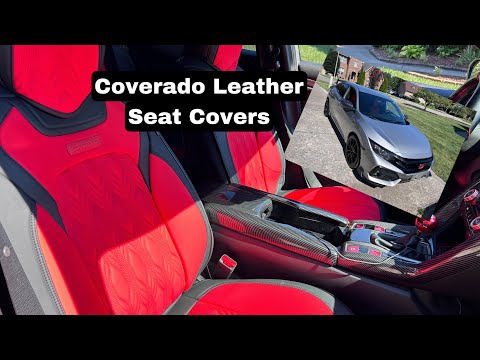 Coverado 5 Seat Cover Set-Premium Nappa Leather-Washable-Universal Fit Product Review-18 Honda Civic