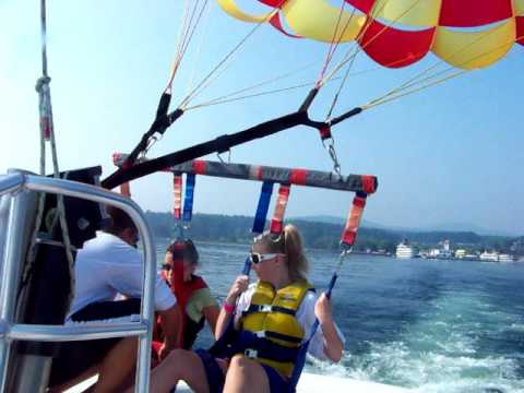 parasailing video