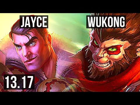JAYCE vs WUKONG (TOP) | 1.7M mastery, 8/2/9 | NA Master | 13.17