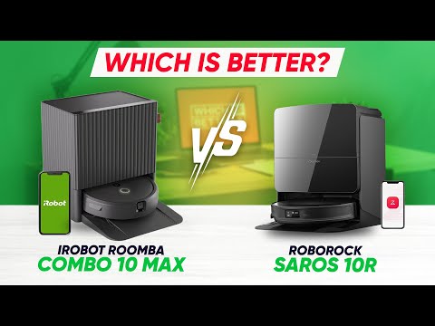 Roborock Saros 10R vs iRobot Roomba Combo 10 Max: Which Robot Vacuum Wins?