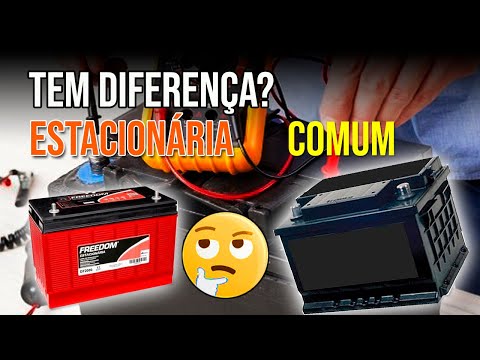 DIFERENÇAS | Baterias estacionária e comum!