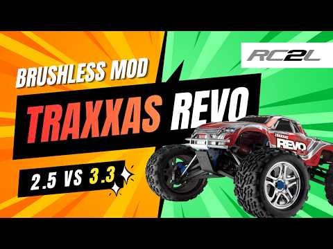 Traxxas Revo 3.3 Brushless Conversion: Forward Only Conversion, Comparison to Revo 2.5, Battery Tray