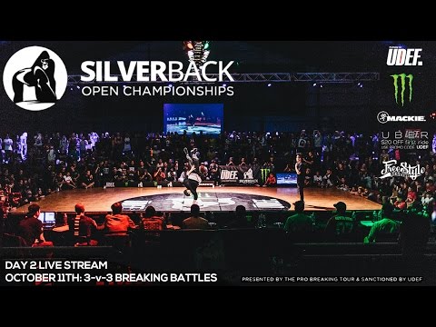 Silverback Open Championships '15 Live Stream | Day 2 | 3v3 Battles | UDEF