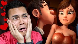 REACTING TO THE MOST ROMANTIC LOVE ANIMATIONS ON YOUTUBE (SO CUTE)