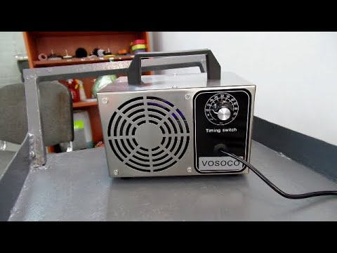 Первый тест озонатора vosoco, на ауди а4 после полной химчистки !