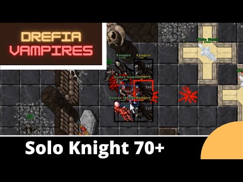 Drefia Vampires [Tibia Solo EK 70+]