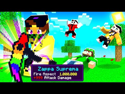 CACCIA ALL’UOMO MA CON LA ZAPPA PIÙ FORTE DI MINECRAFT ITA