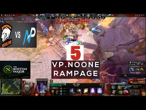 Virtus pro vs Team NP - The Boston Major - 5 Rampage by VP.Noone