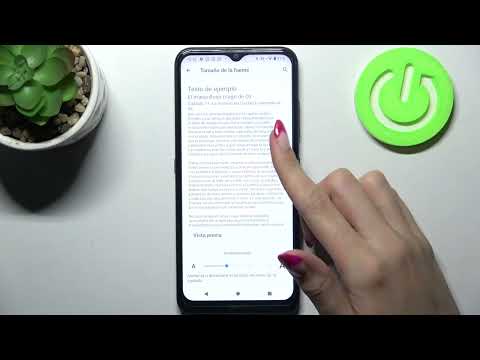 Cómo cambiar el tamaño de la fuente en NOKIA 1.4 - hacer letras más grandes