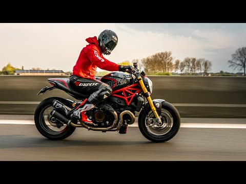 Thumbnail for DUCATI MONSTER 1200S TERMIGNONI Exhaust sound / Carbon / Desmo /FLY BY by Car, Van, Ducati
