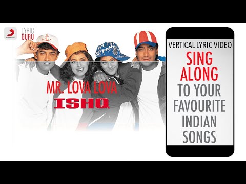 Mr. Lova Lova - Ishq|Official Bollywood Lyrics|Udit|Sudesh|Kavita|Abhijeet