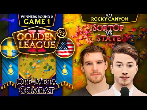 ⭐SortOf vs State G1 - Golden League II - Off-Meta Combat