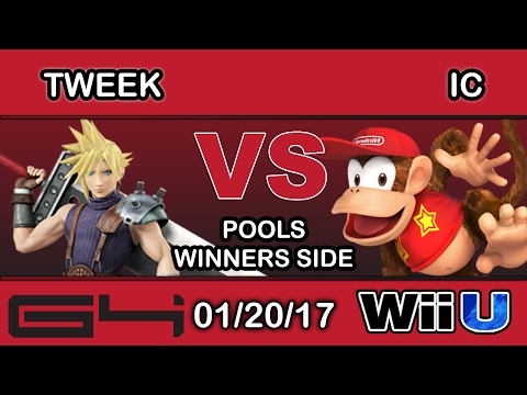 Genesis 4 - Tweek (Cloud) Vs. LooK | IC (Diddy Kong) Winners Pools - Smash Wii U