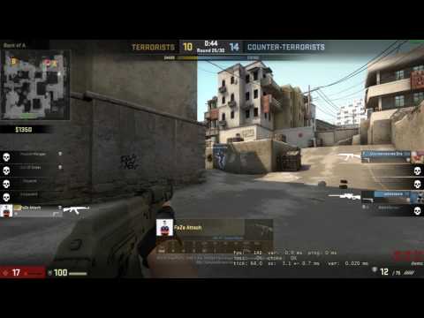 CS:GO 17 HP 1v3 w/ AK47