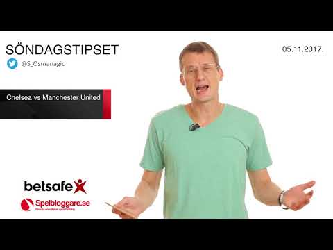 Speltips Chelsea - Manchester United samt Manchester City - Arsenal 5/11 2017