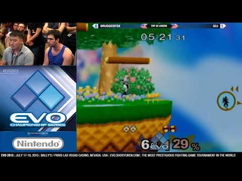 Evo 2015 - Druggedfox (Sheik) vs S2J (Falcon)