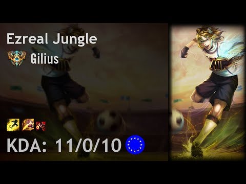 Ezreal Jungle vs Kayn - Gilius - EUW Challenger Patch 7.18
