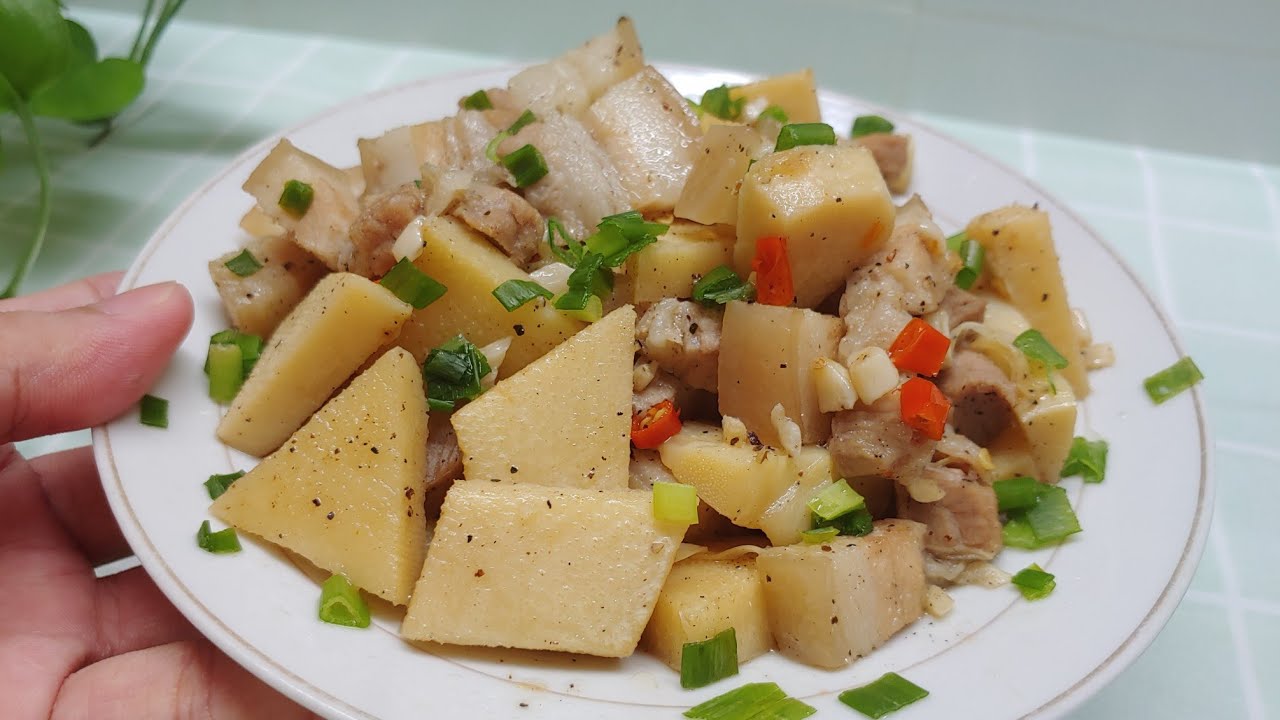 Cách Nấu Thịt Kho Măng