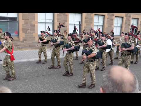 3 Scots Homecoming Parade 2018 - Perth- "The Atholl Highlanders" - [4K/UHD]