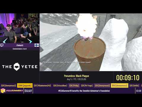 Penumbra  Black Plague speedrun - ESA Summer 2019