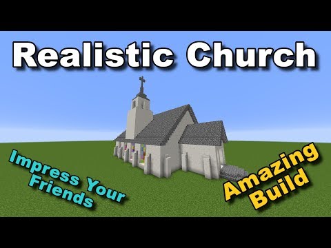 How To Make A Realistic Church In Minecraft - Minecraft Tutorial