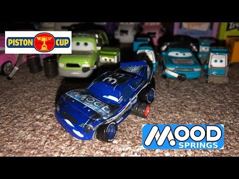 Mattel Pixar Cars Race Damaged Mood Springs (Chuck Armstrong)
